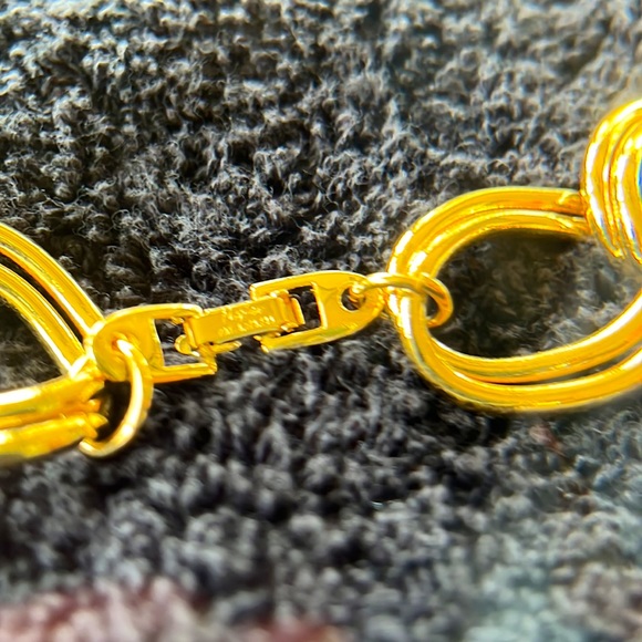 Vintage Gold Tone Napier Chunk Chain Nexklace - Picture 3 of 3